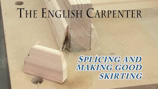 Splicing skirting board skirting board repair [upl. by Hedveh]