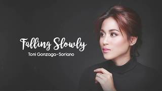 Falling Slowly  Toni Gonzaga Lyrics  My Love Story [upl. by Adidnere456]