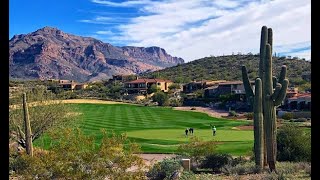 Gold Canyon Golf Scottsdale Arizona April 2024  Dinosaur Mountain [upl. by Celestina842]