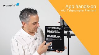 Handson with Teleprompter Premium app [upl. by Aruam]