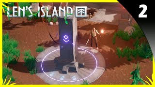 LENS ISLAND EA Gameplay Español  DESBLOQUEANDO LA PRIMERA MAZMORRA 2 [upl. by Karlotte]