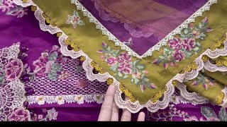 Most Beautiful unique Dress Design  How to Design Embroidered Dress [upl. by Dominick]