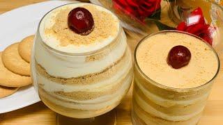 Serradura pudding recipe tamil sawdust pudding  Biacuit pudding  Serradura pudding  Easy pudding [upl. by Kevyn]