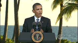 Obama defends his foreign policy record [upl. by Sucramd]