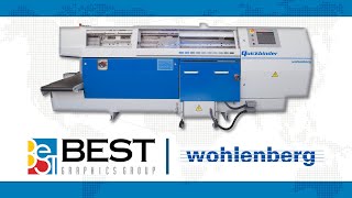 Wohlenberg Quickbinder 5Clamp Perfect Binder — Best Graphics USA [upl. by Nnayram]