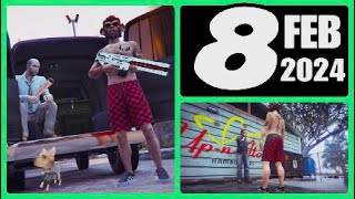 The Gun Van location amp Street Dealers today February 8 2024 in GTA 5 no RAILGUN this week [upl. by Enidlareg]