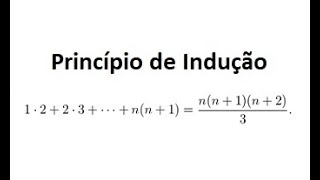 Prove que 1x2  2x3   nn1nn1n23  Princípio de Indução 3 [upl. by Olnek]