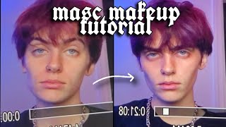 masculine makeup tutorial [upl. by Aninnaig]