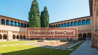 MONASTERIO de SANT CUGAT 4K  exponente del arte medieval [upl. by Diamante]