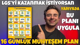 LGSyi Kazanmak İstiyorsan YarıyıldaSömestr Bu Planı Uygula 👉LGS 2024 Yarıyıl Tatil Programı [upl. by Anial]