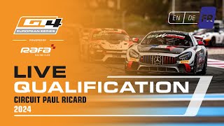 LIVE  Qualifications  Circuit Paul Ricard  GT4 European Series powered by Rafa Racing Club Frn [upl. by Krystle]