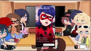 🐞❤️Miraculous characters react to themselves❤️🐞Lazyread desc [upl. by Tnecillim299]