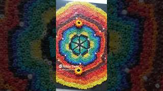 ❤️short🐦PEYOTE con CHAQUIRAS de COLORES🌼ARTE HUICHOL🌵ARGENTINA❤️MEXICO💖CDMX 2024 [upl. by Menon824]