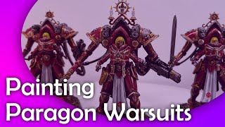 Paragon Warsuits Adepta Sororitas Painting Guide [upl. by Suiradal]