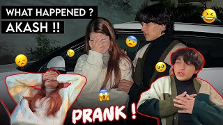 PERIOD CRAMP PRANK ON A MALE FRIEND🥹 he panicked  theakashthapa4354  AMULYA RATTAN [upl. by Ymer190]