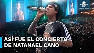 A Natanael Cano no lo detiene ni la lluvia así fue su concierto en el Estadio GNP [upl. by Ahtanamas49]