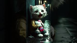 The Hello Kitty doll belongs to Meow Meow cat aicat catlover hellokitty kitten [upl. by Junieta902]