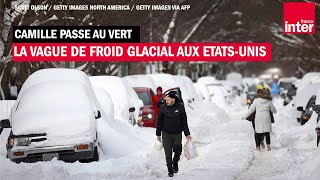 La vague de froid glacial aux EtatsUnis  Camille passe au vert [upl. by Megen]