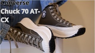 Converse Chuck 70 ATCX  review of green canvas trainers on interesting platform [upl. by Karame408]