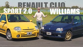 Renault Clio Williams y Clio Sport 20  Clásicos  Matías Antico  TN Autos [upl. by Etka]