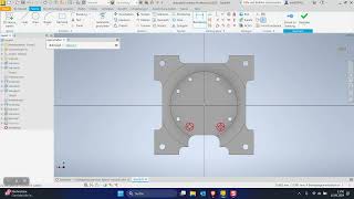 Kurbelgehäusedeckel hinten  Projekt Boxermotor  Autodesk Inventor Prof 2025 [upl. by Errol397]