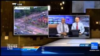 The Weather Channel 4132012 Oklahoma Tornado Coverage Norman Aftermath [upl. by Analah]