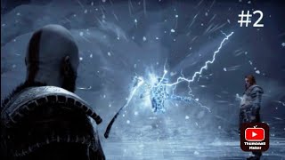 Kratos vs Thor First Fight Hardest difficulty  God of War Ragnarok [upl. by Yentruocal135]