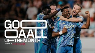 GOAL OF THE MONTH AUGUST • Hato Bounida Faberski Taylor Barron amp Keukelaar ✨🏆 [upl. by Annawat]