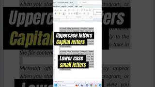 Uppercase letter amp Lower caseletterall capital letter amp all small letter shorts [upl. by Lilly]