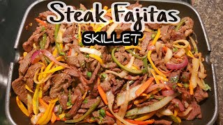 How to make THE BEST Steak Fajitas Skillet [upl. by Viridi]