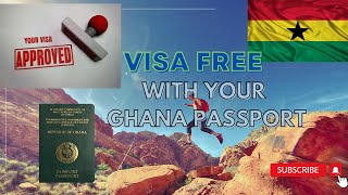 Ghanaian passport visafree countries [upl. by Naujit]