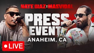 Diaz vs Masvidal PostFight Press Conference  Anaheim CA  FANMIO PPV [upl. by Aivad]