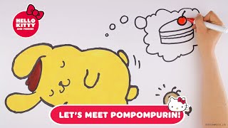 Lets meet Pompompurin  Lets meet Hello Kitty and her Friends [upl. by Freya]