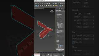 Doglegged staircase modelling in 3dsmax [upl. by Philomena]