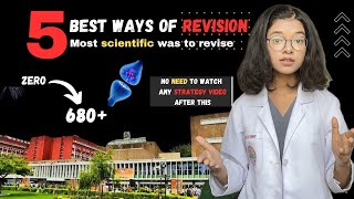 How to Crack NEET in 100 days 5 Best ways to REVISE Scientifically Proven neet neet2024 [upl. by Eerot]