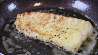 Best Pan Seared Cod FilletHow To Fry Cod Fillet Two Easy and Quick Fish Recipes Pan Fried Cod [upl. by Etezzil]