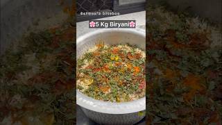 5 Kg Biryani Recipe  trending biryani foodclips recipe shorts [upl. by Inama]