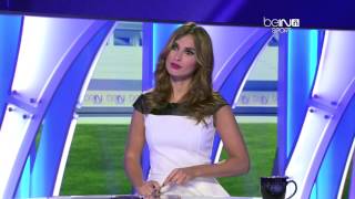 Ana Cobos conductora de beIN SPORTS en español Mama mia [upl. by Kore430]