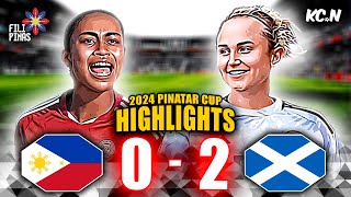 Philippines vs Scotland Highlights  2024 Pinatar Cup [upl. by Ahseinar]