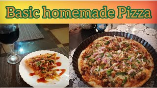 Basic home made pizza [upl. by Aicercal]