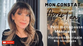 HORMONOTHÉRAPIE amp MÉNOPAUSE Mon HISTOIRE déjà 1 an [upl. by Gerg]