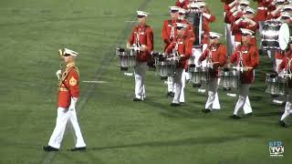 USMC Drum amp Bugle Corps Cadence and quotThe Marines Hymnquot  2023 East Coast Showcase Quincy BFDTV [upl. by Anaitsirhc]