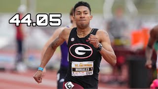 Christopher Morales Williams 4405  Men 400 Meters  SEC Outdoor Championship 2024 [upl. by Karena]