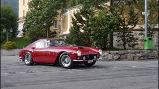 Classiccars leaving Kulm hotel St Moritz [upl. by Campos]