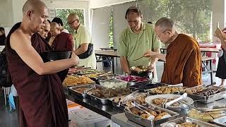 Sangha Lunch 1  Dhammavijaya Meditation Centre5 [upl. by Bate]