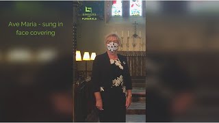 Singing Ave Maria in a face mask  Singers for Funerals [upl. by Nagud]