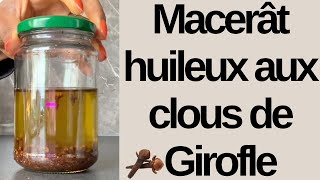 COMMENT REALISER LE MACERAT AUX CLOUS DE GIROFLE POUR LA POUSSE DES CHEVEUX [upl. by Irwinn881]