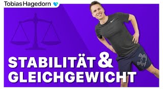 Übungen für Stabilität und Gleichgewicht ✅  Fuß Sprunggelenk Knie oder Hüfte  Beinachsentraining [upl. by Saxe]