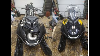 РемонтТО skidoo skandic 600 etec swt [upl. by Einnok850]