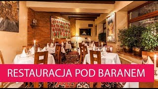 RESTAURACJA POD BARANEM  POLAND KRAKÓW [upl. by Ramberg]